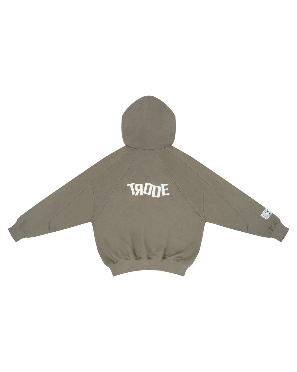 No Humans Allowed Graphic Batwing Hoodie