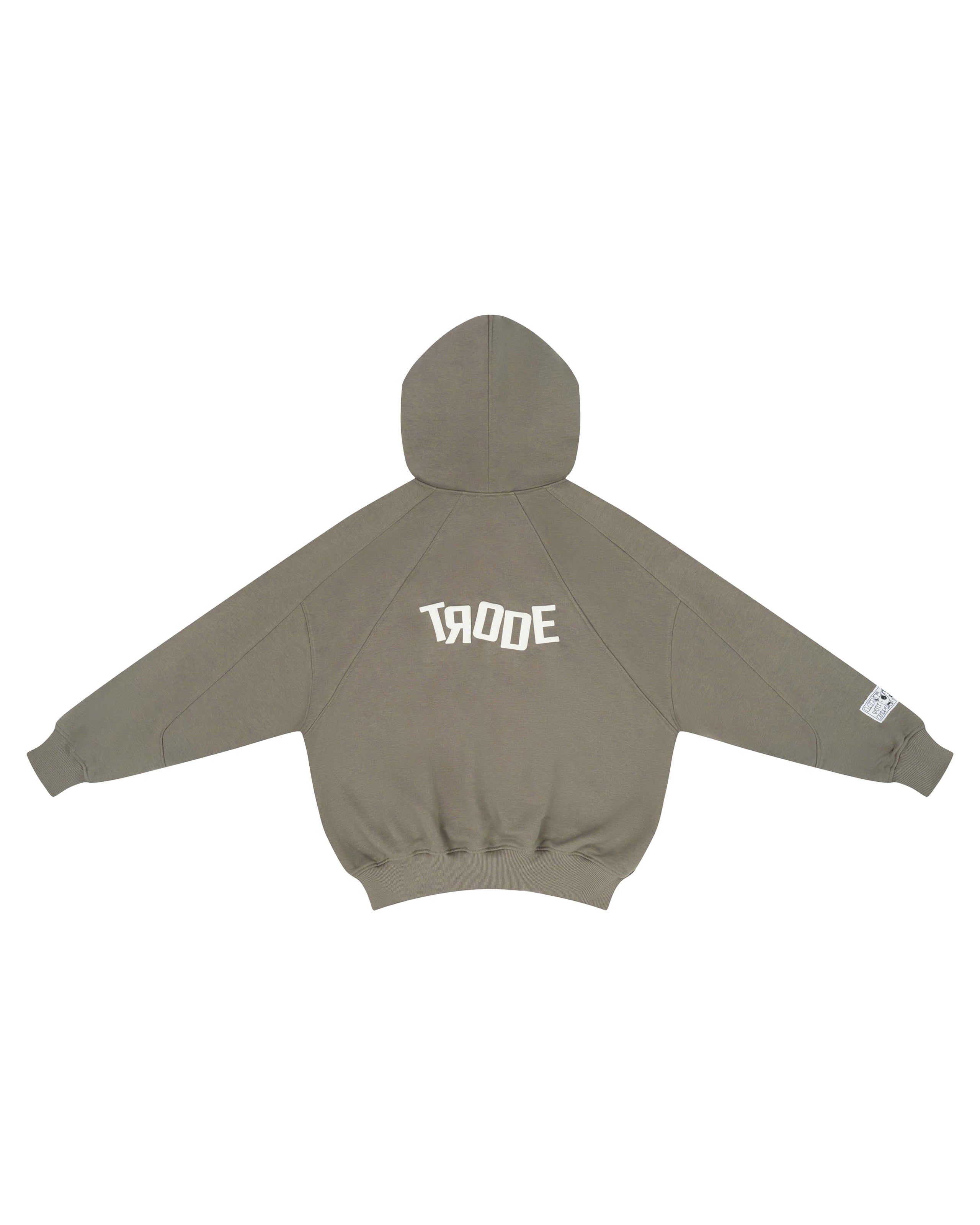 No Humans Allowed Graphic Batwing Hoodie