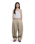 Balloon Fit Khaki Pants
