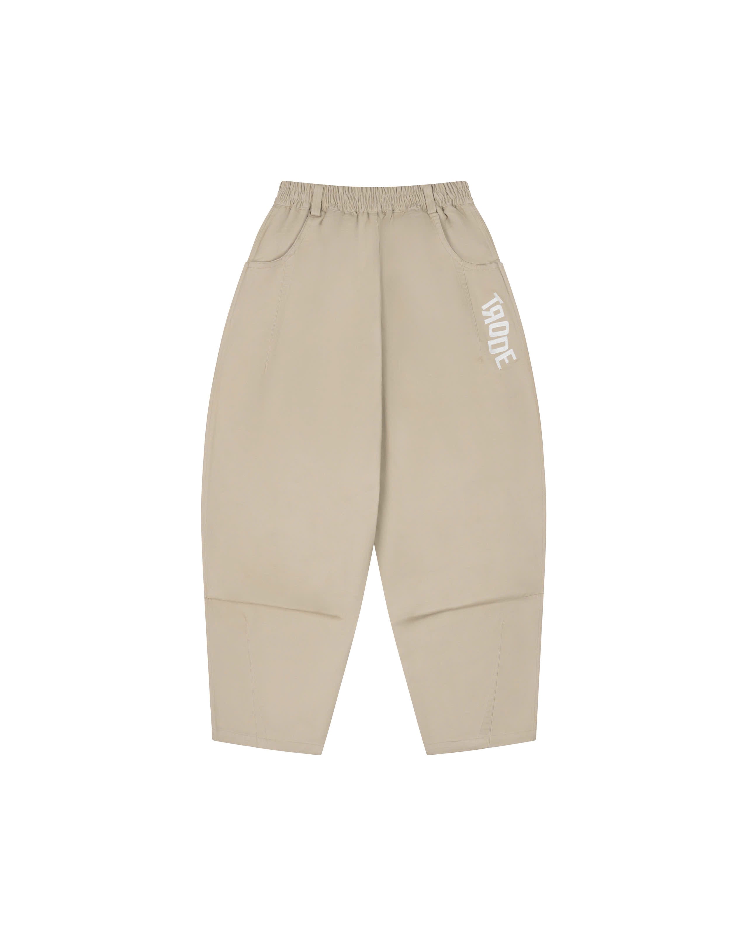 Balloon Fit Khaki Pants