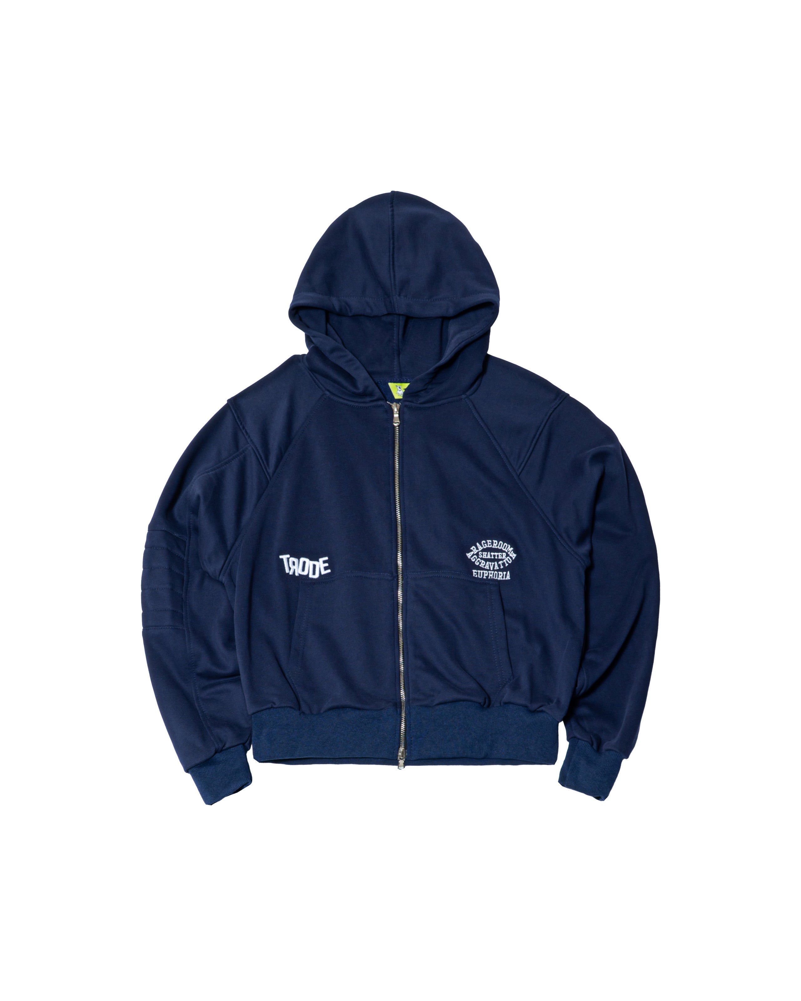 Padded Gear Zip Up Hoodie