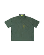 Pocket Cut-Out Short Sleeve Shirt