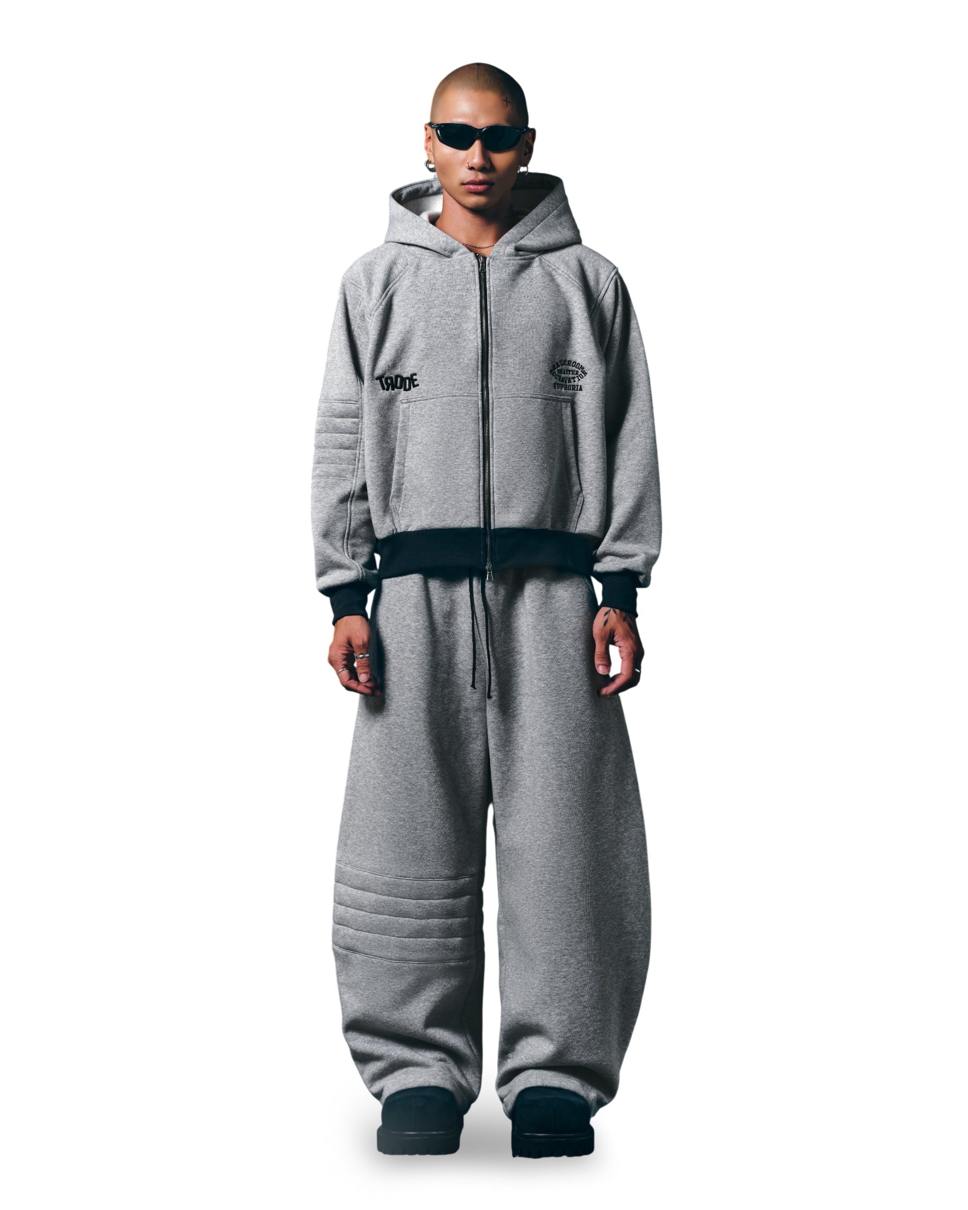 Padded Gear Zip Up Hoodie