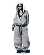 Padded Gear Zip Up Hoodie