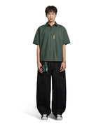 Pocket Cut-Out Short Sleeve Shirt