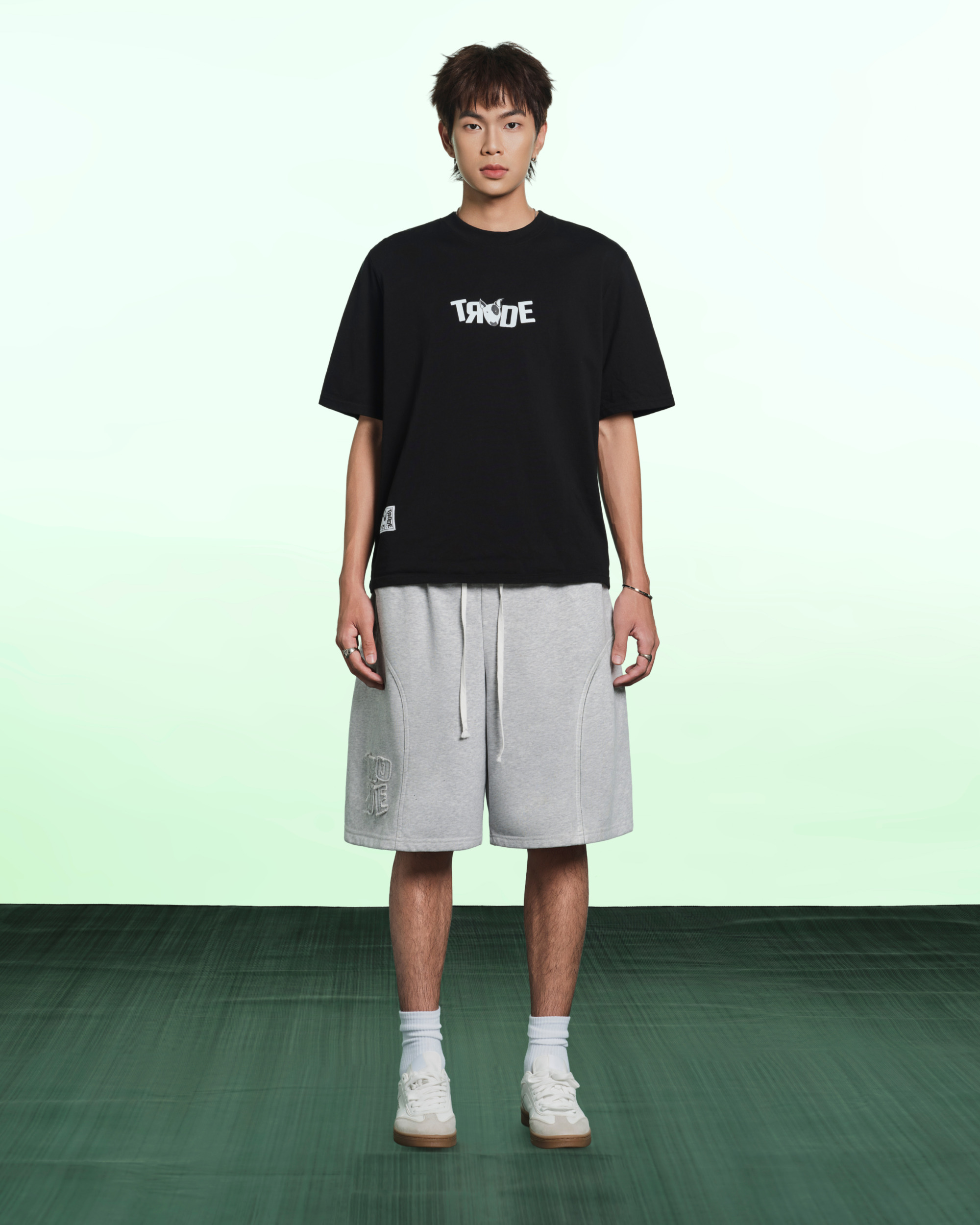 Embroidered Logo Shorts